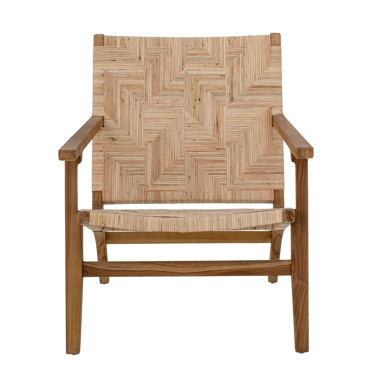 Creative Collection Mills Lounge Stol, Brun, Rattan