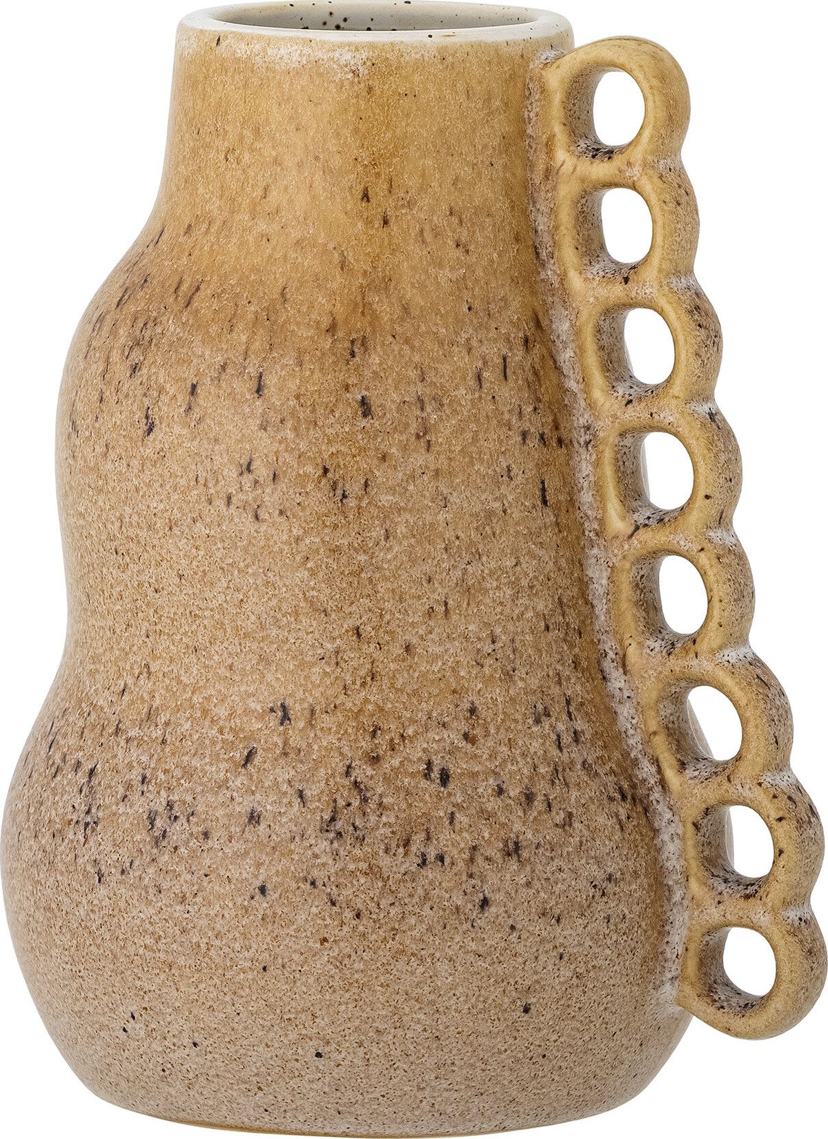 Creative Collection - Souri Vase - Brun - Stentøj - H 23 Cm