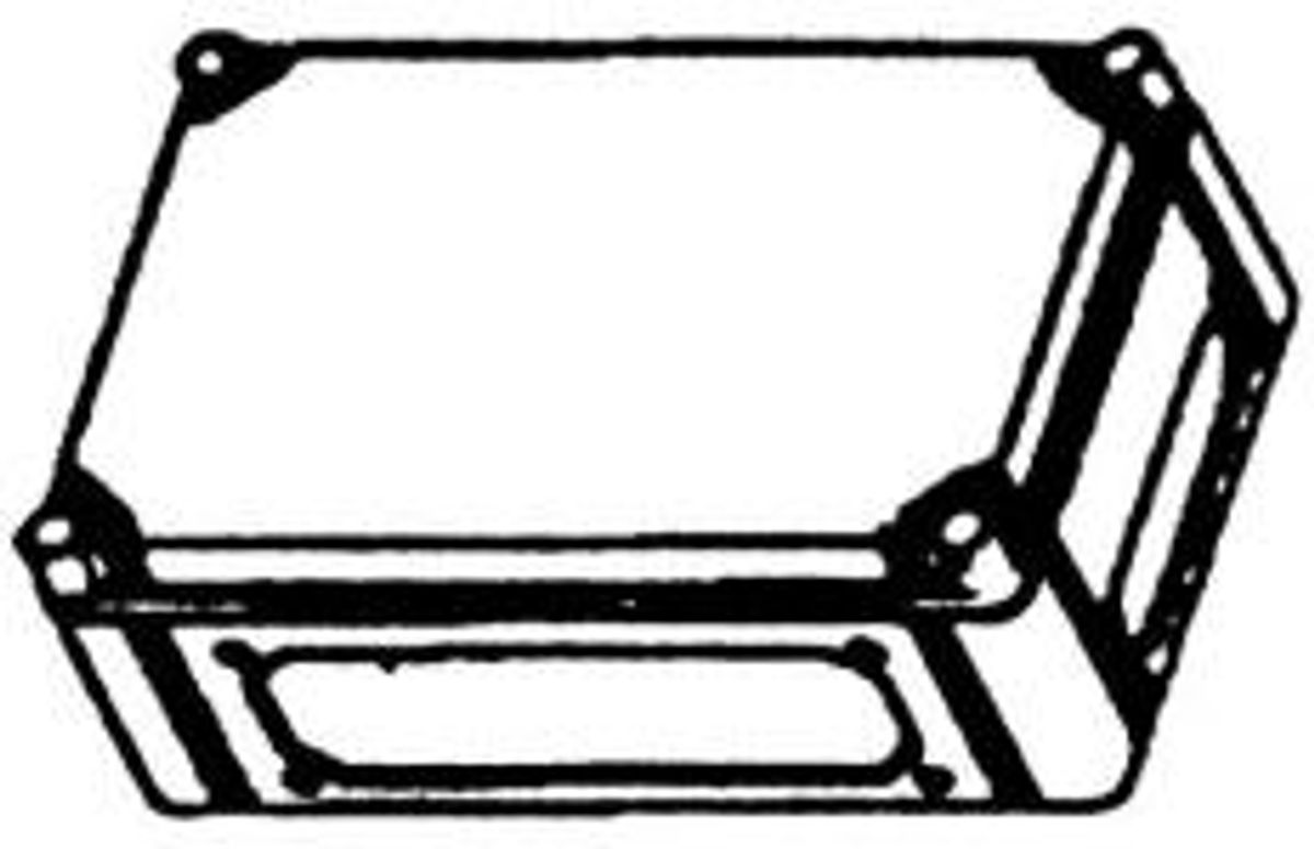 CUBO C KASSE GRÅ 200X300X132 MM.