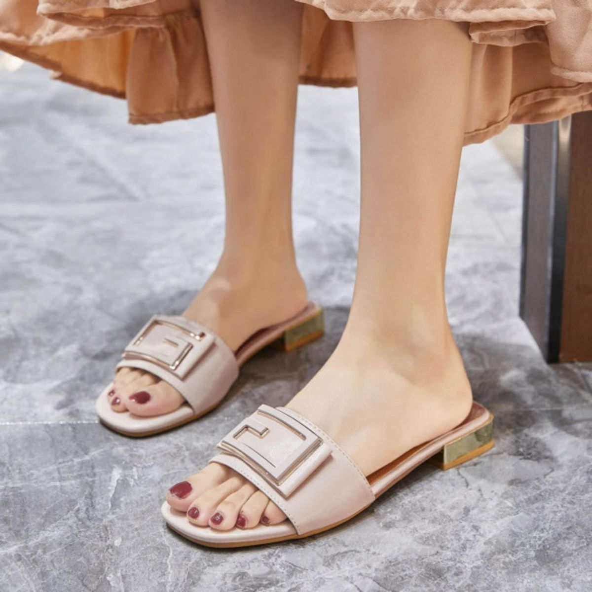 Dame sandal 3339 - Beige