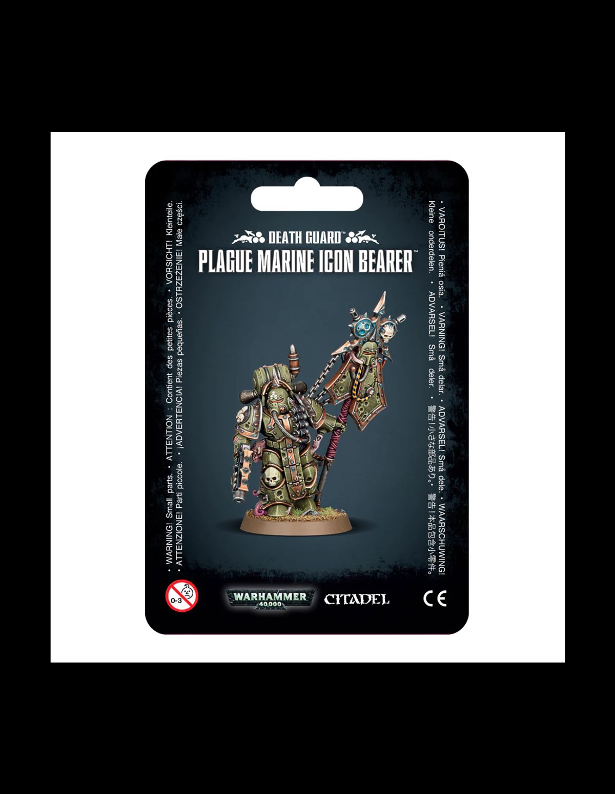 Death Guard: Plague Marine Icon Bearer - Warhammer 40.000 - Games Workshop