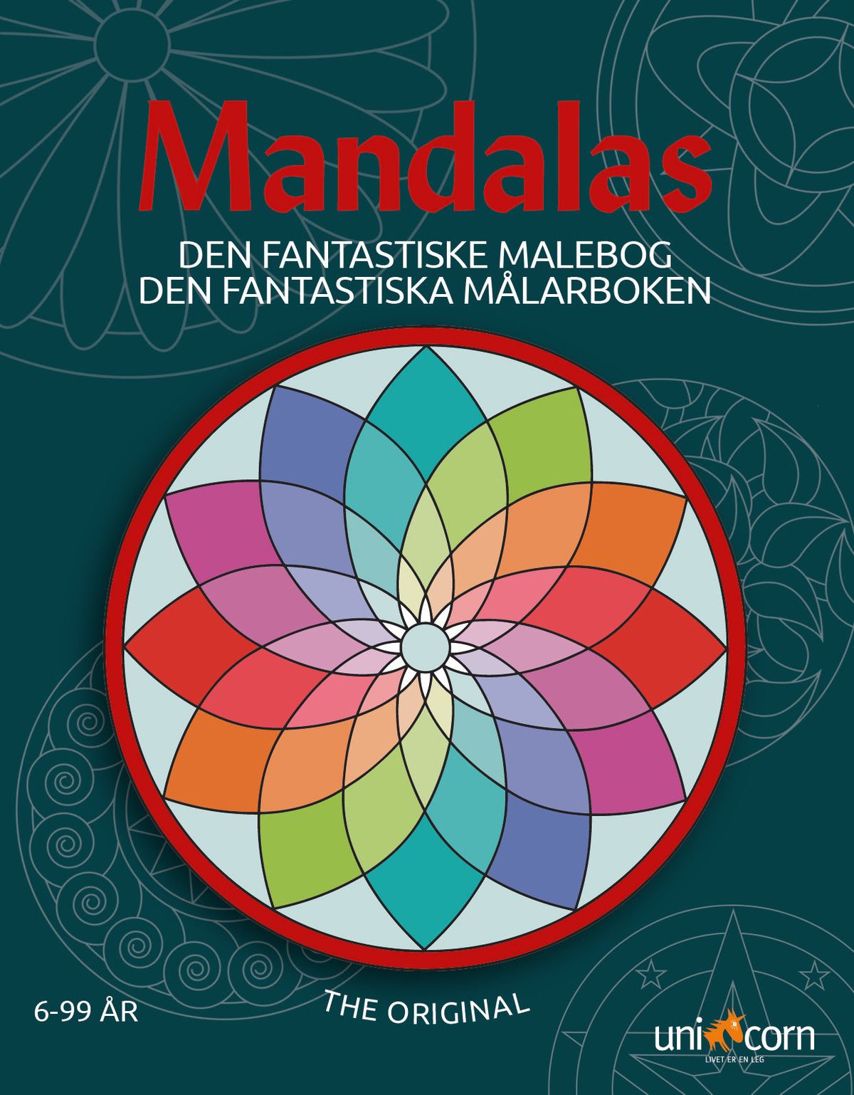 Den Fantastiske Malebog med Mandalas fra 6-99 år