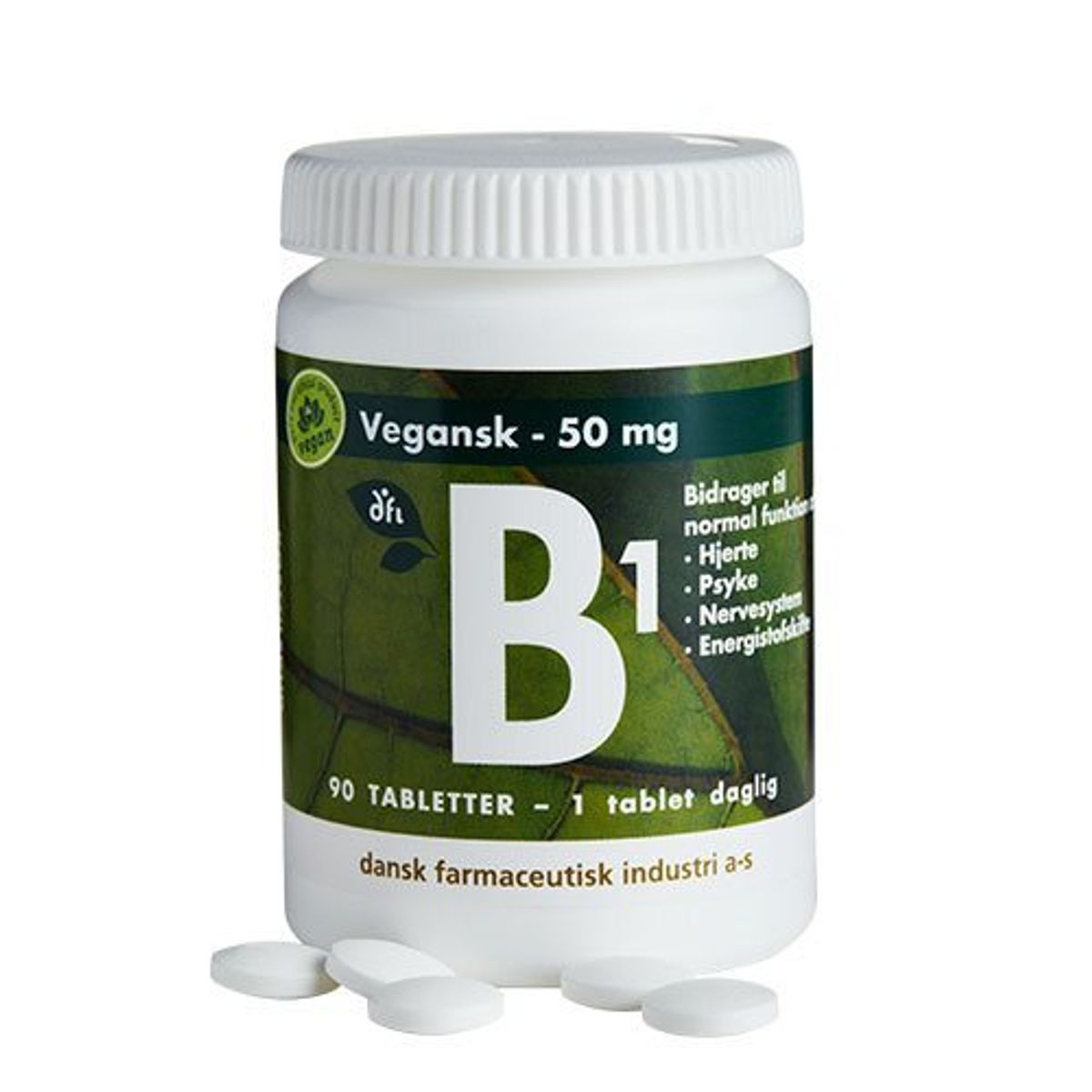 DFI B1 50 mg Vegansk, 90tab.