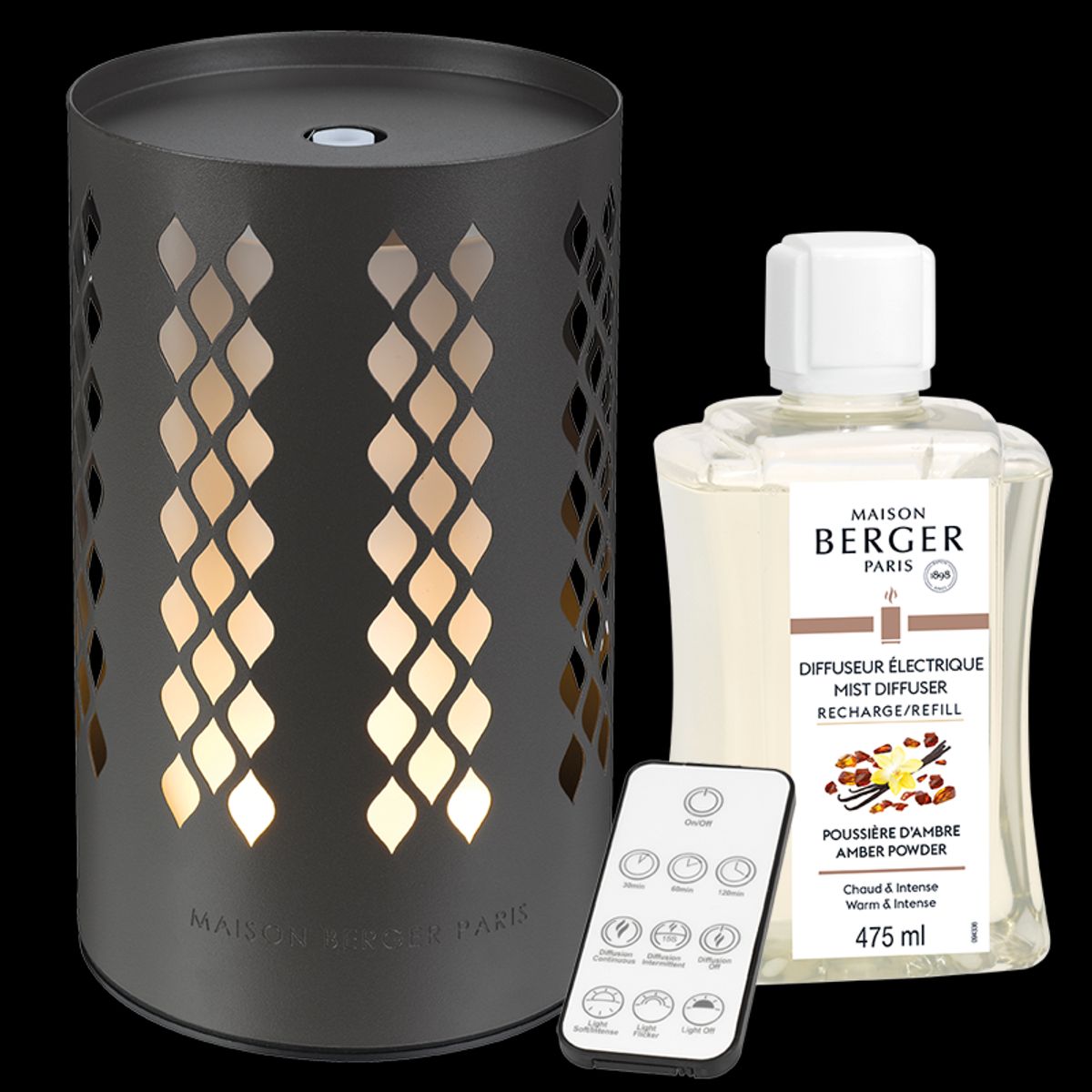 DIFFUSER LOSANGE M. DUFTEN AMBER POWDER - Elektronisk Mist diffuser - Maison Berger Paris - StudioBuus