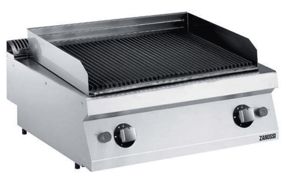 Dobbelt gas lavastensgrill EVO700 Zanussi