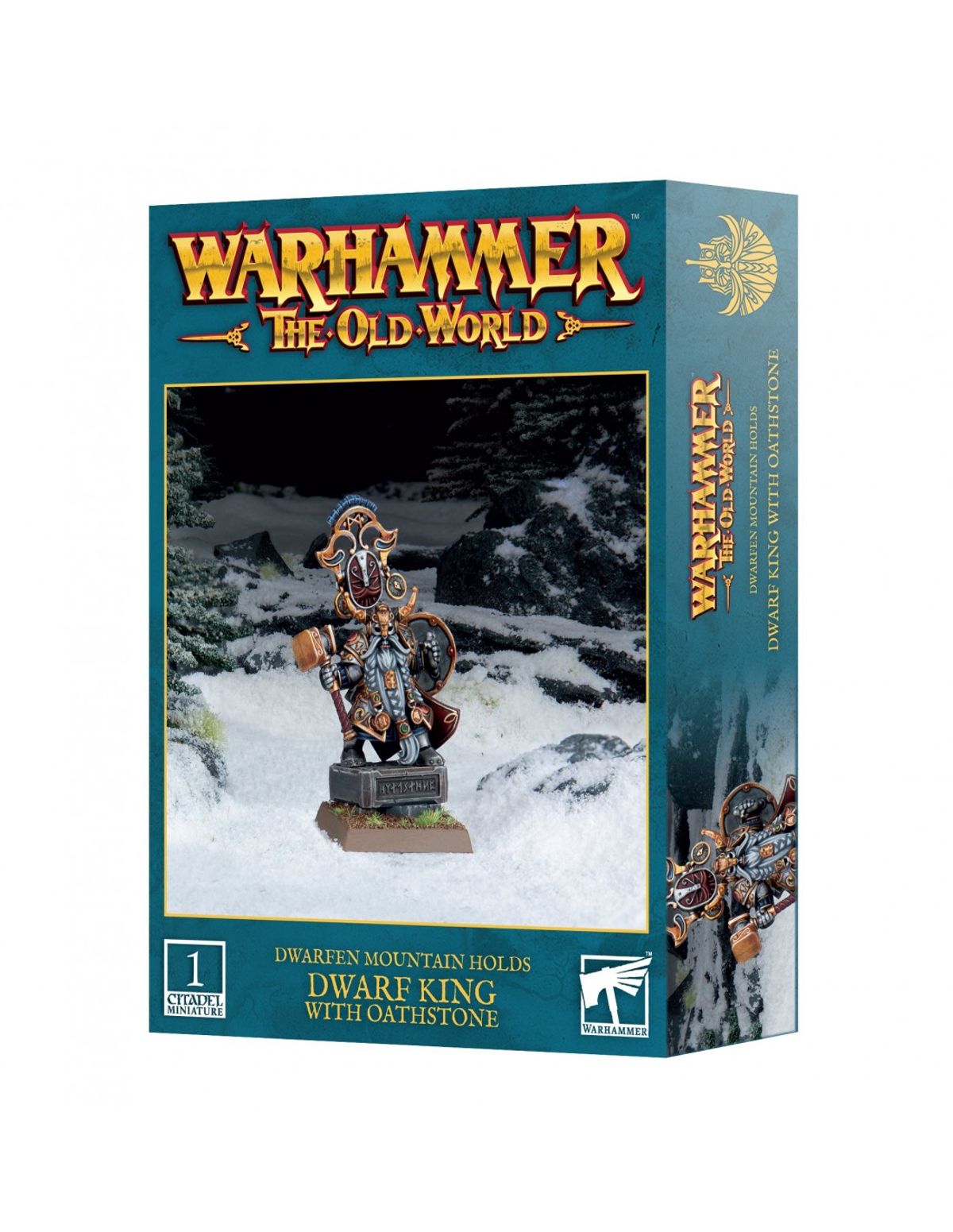 Dwarf King with Oathstone - Dwarfen Mountain Holds - Warhammer: The Old World - Games Workshop