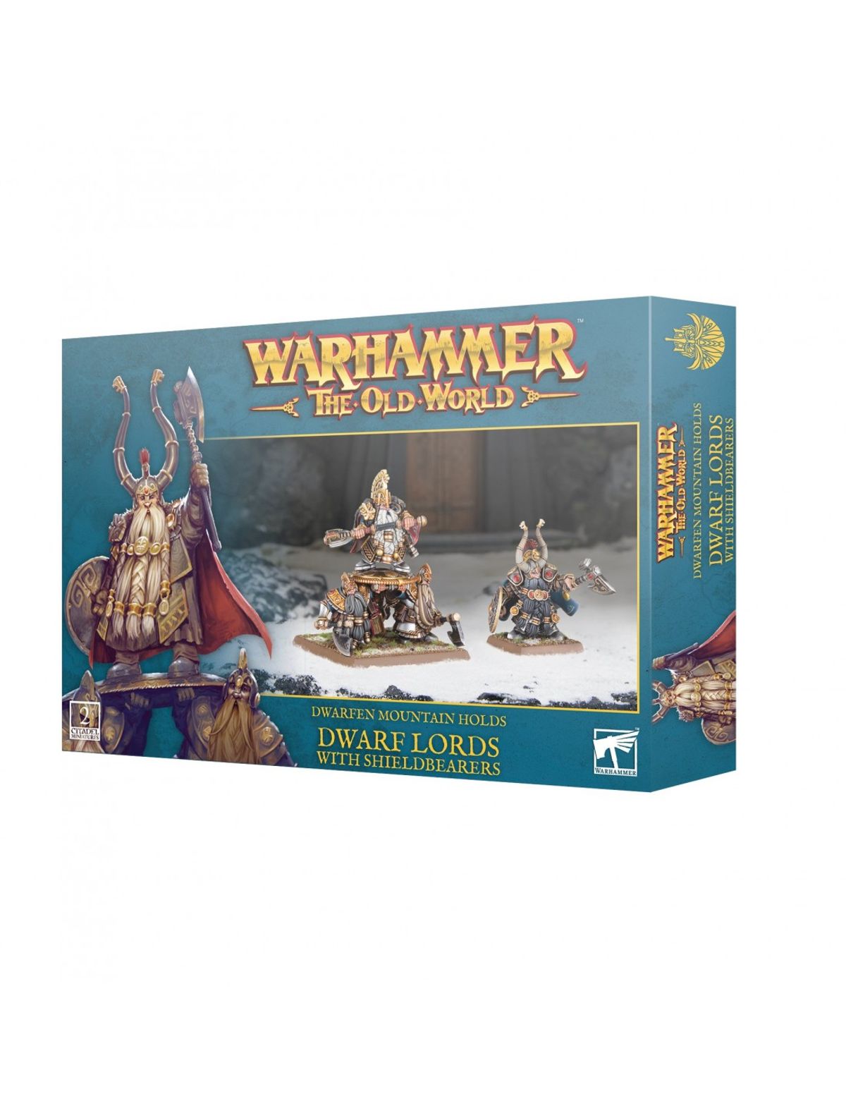 Dwarf Lords with Shieldbearers - Dwarfen Mountain Holds - Warhammer: The Old World - Games Workshop