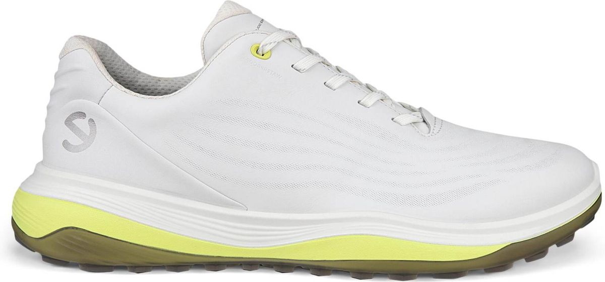 Ecco LT1 Vandtætte Herre Golfsko Uden Spikes - White - Str. 44 Normal