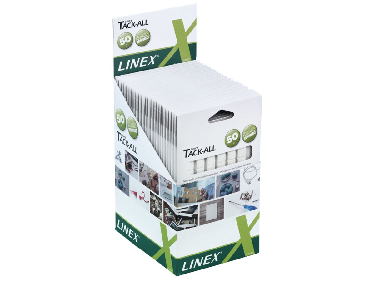 Elefantsnot | Linex Tack-all | Firkanter | 50gr