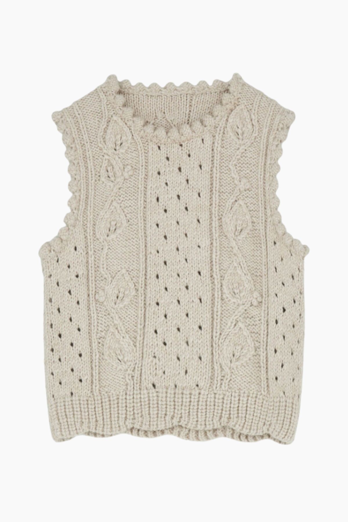 Embla Vest - Pure Natural - Aiayu - Beige M/L