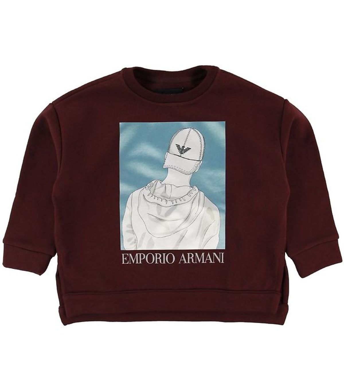 Emporio Armani Sweatshirt - Bordeaux m. Print