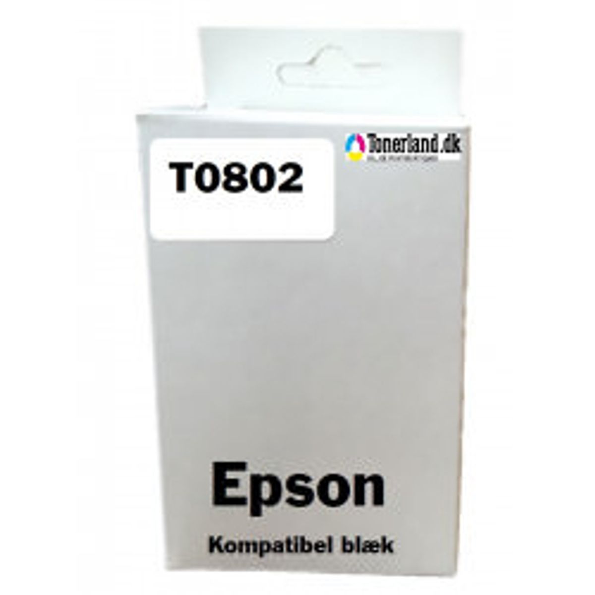 Epson T0802 Cyan Blækpatron kompatibel