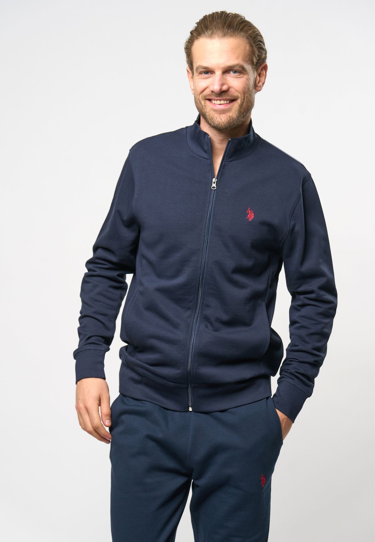 Eran Sweatshirt Full-Zip - U.S. Polo Assn - Herre - L