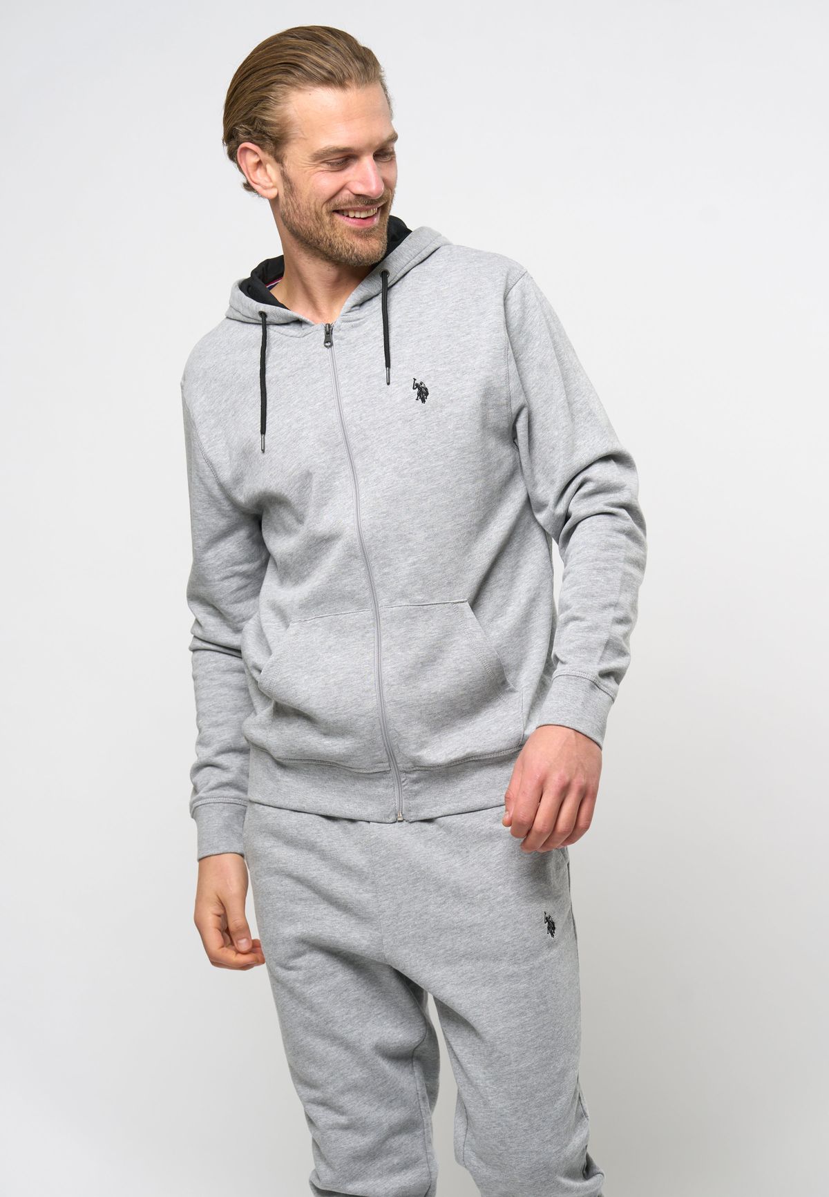 Erdi Hoodie Full-Zip - U.S. Polo Assn - Herre - L