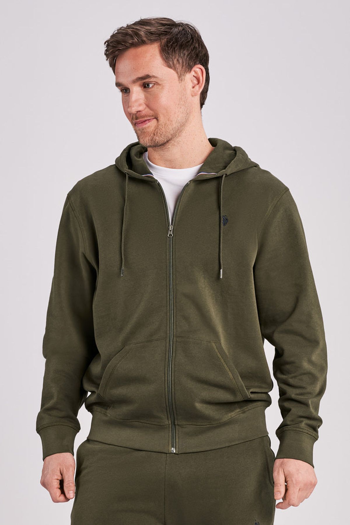 Erdi Hoodie Full-Zip - U.S. Polo Assn - Herre - L