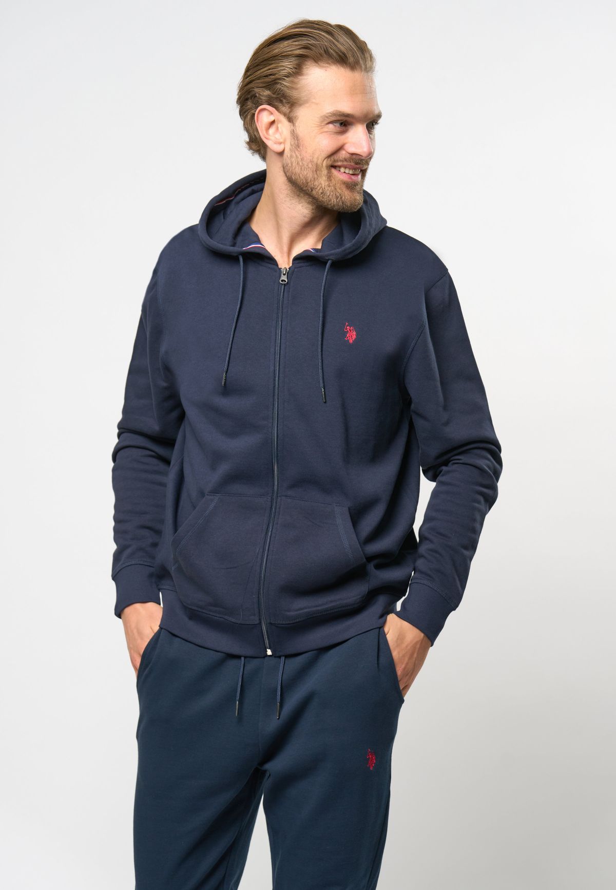 Erdi Hoodie Full-Zip - U.S. Polo Assn - Herre - L