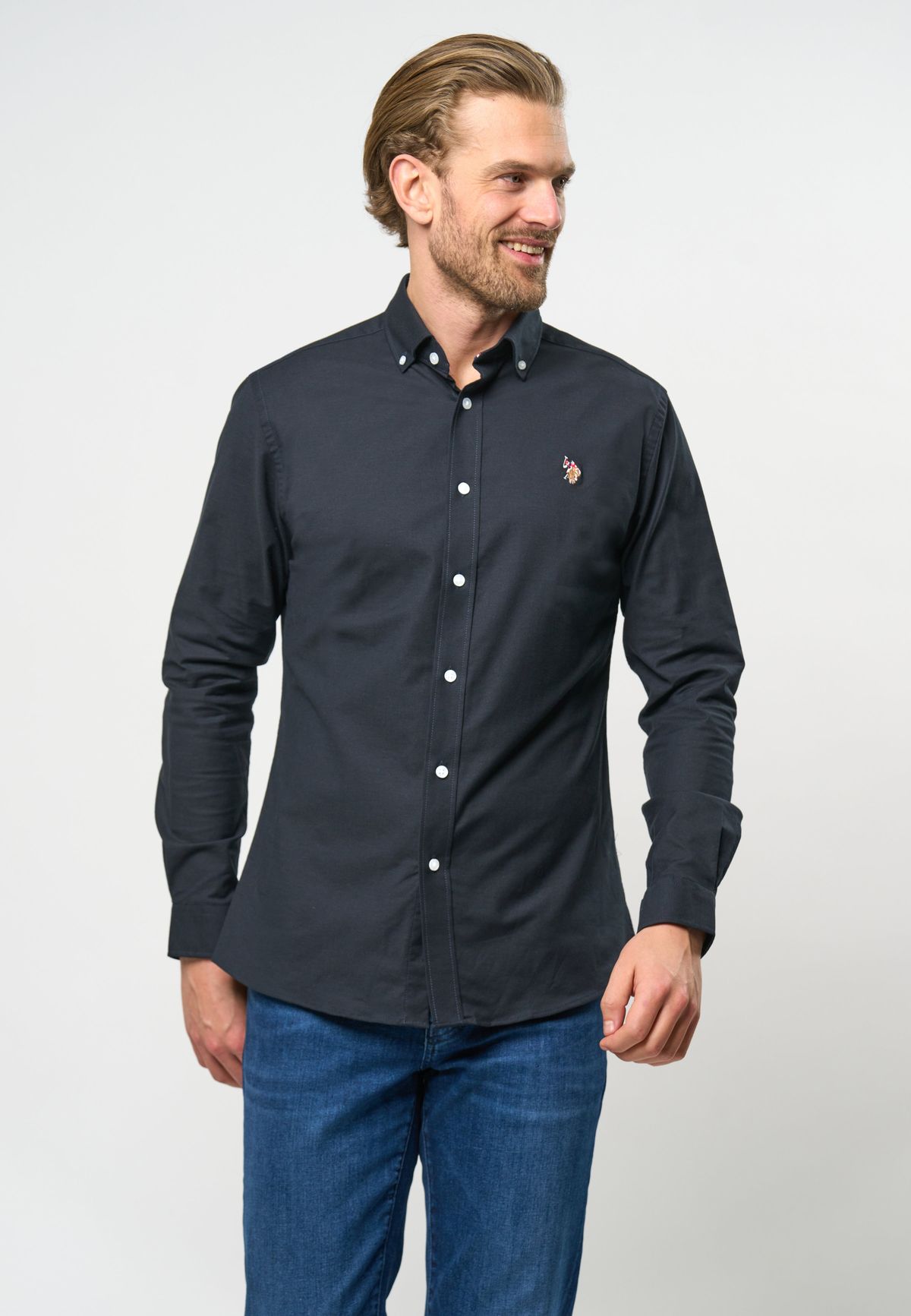 Esmar Flex Skjorte Slim Fit - U.S. Polo Assn - Herre - XXL