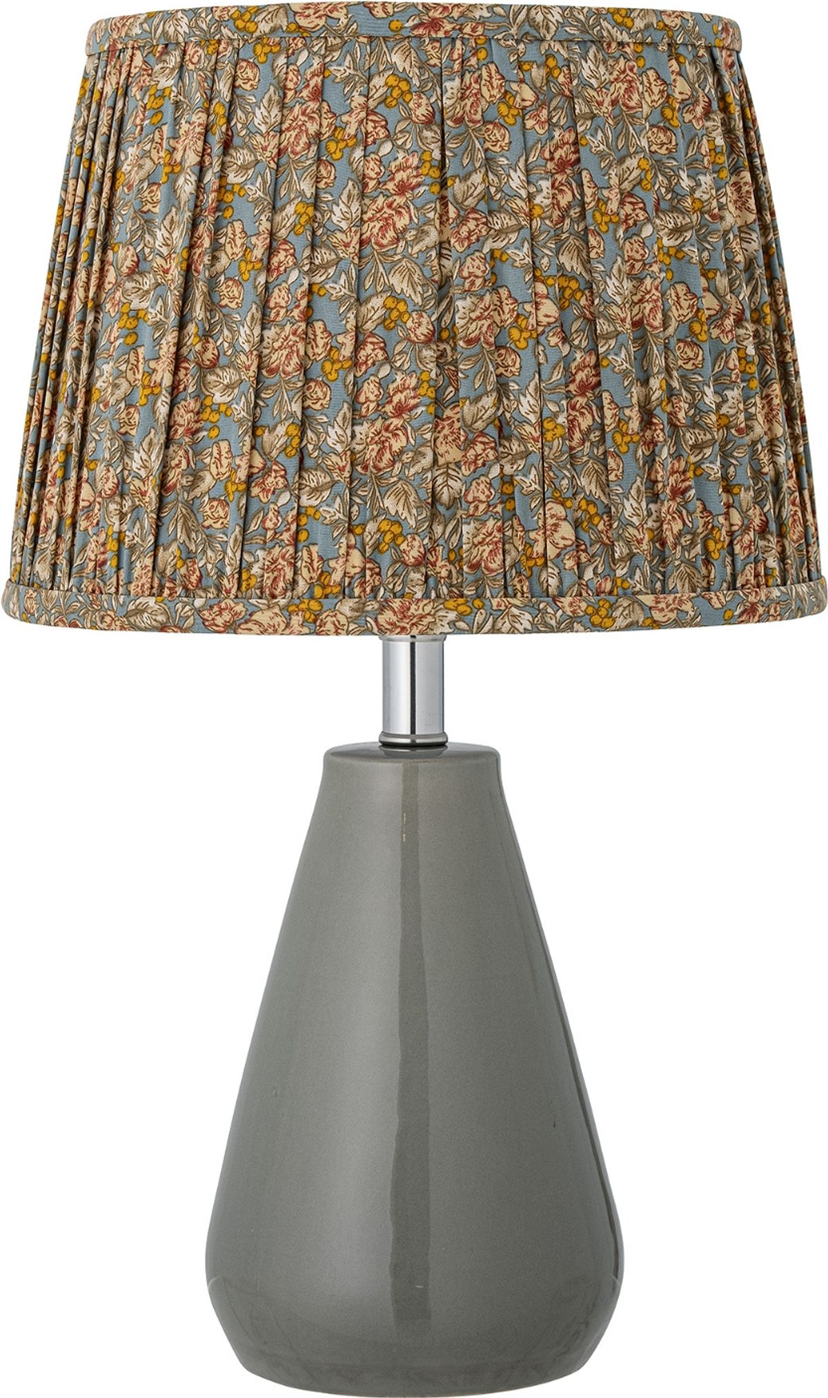 Etty, Bordlampe, grøn, sten, jern, polyester