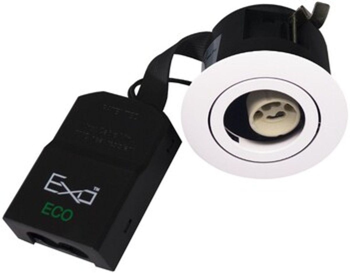 EXO ECO Medium Profile GU10 Hvid Ø88 IP21