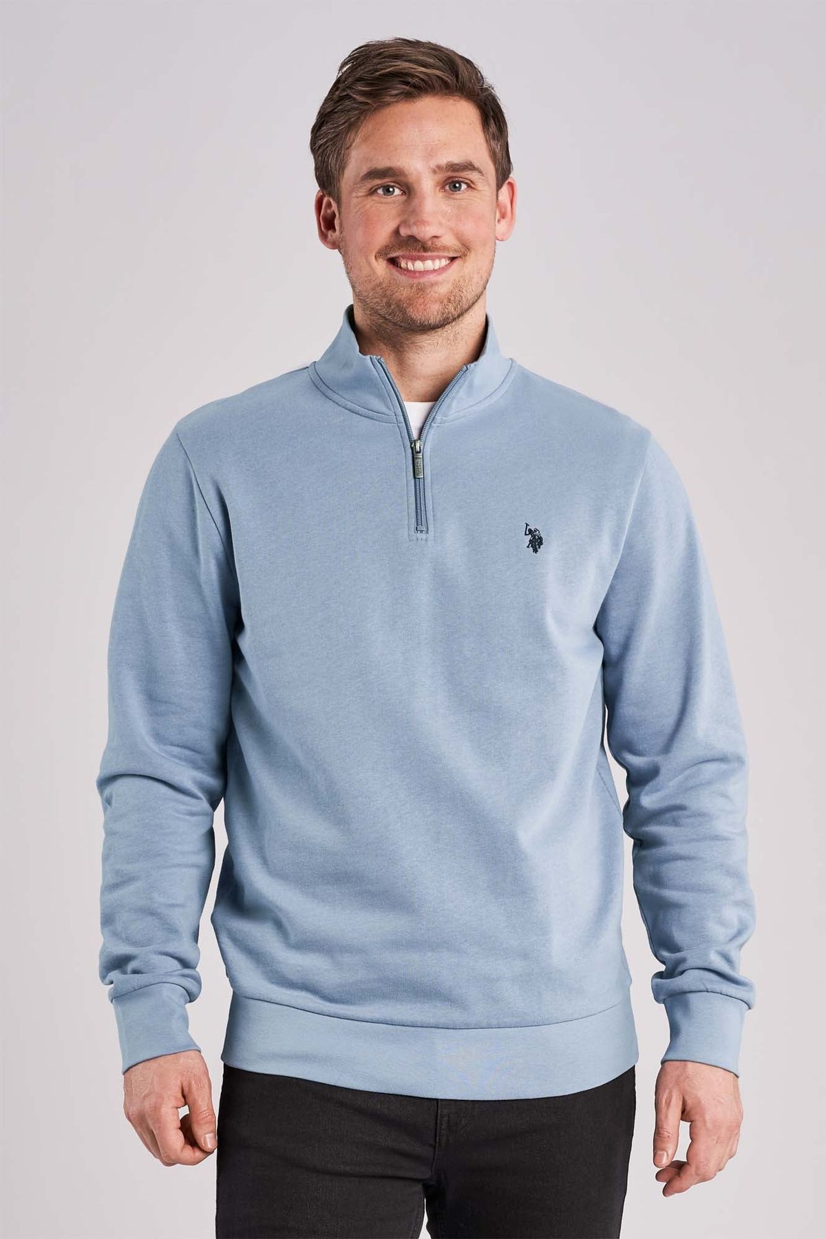 Faik Half-Zip Sweatshirt - U.S. Polo Assn - Herre - L