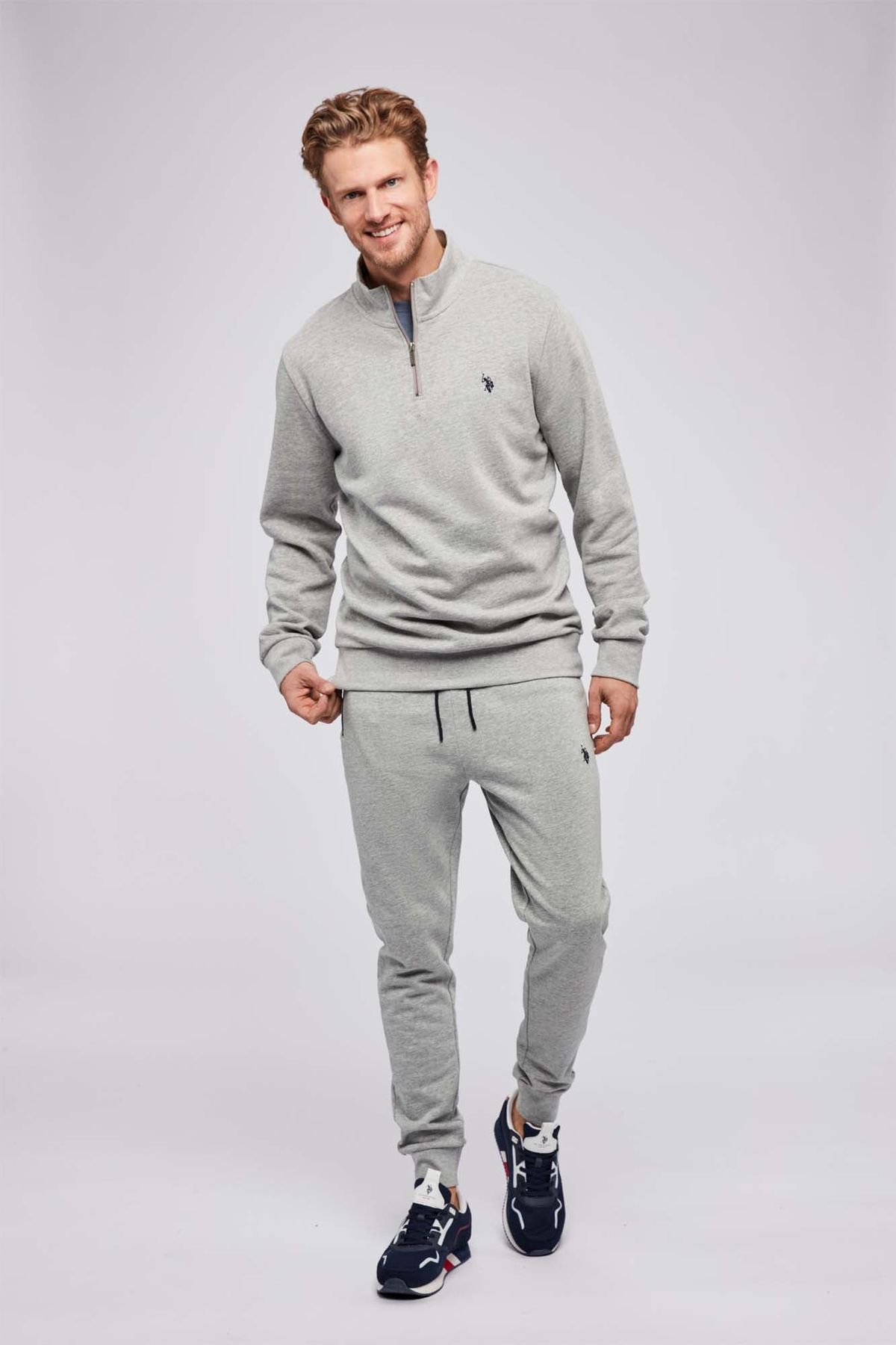 Faik Half-Zip Sweatshirt - U.S. Polo Assn - Herre - L