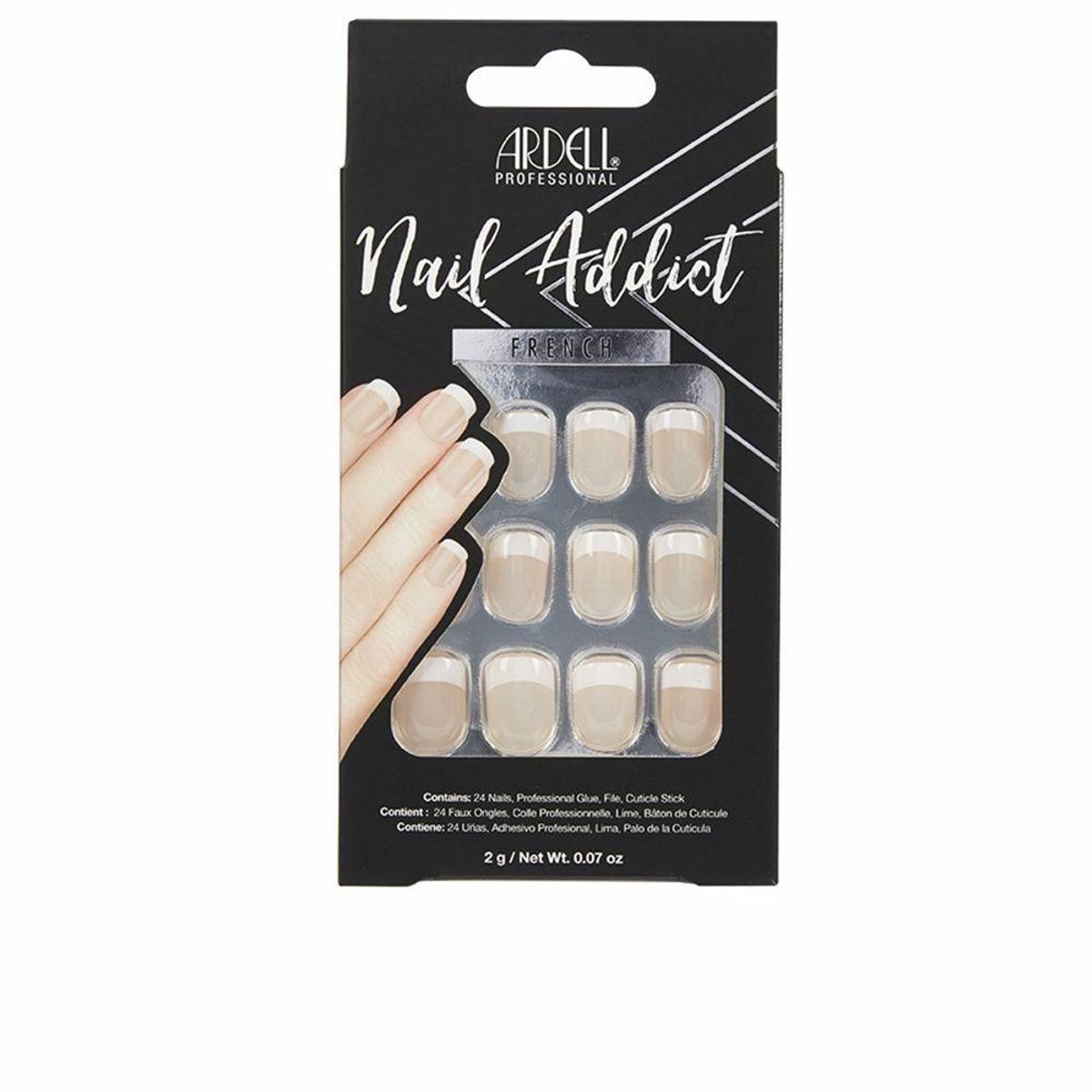 Falske negle Ardell Nail Addict Classic French (24 stk)