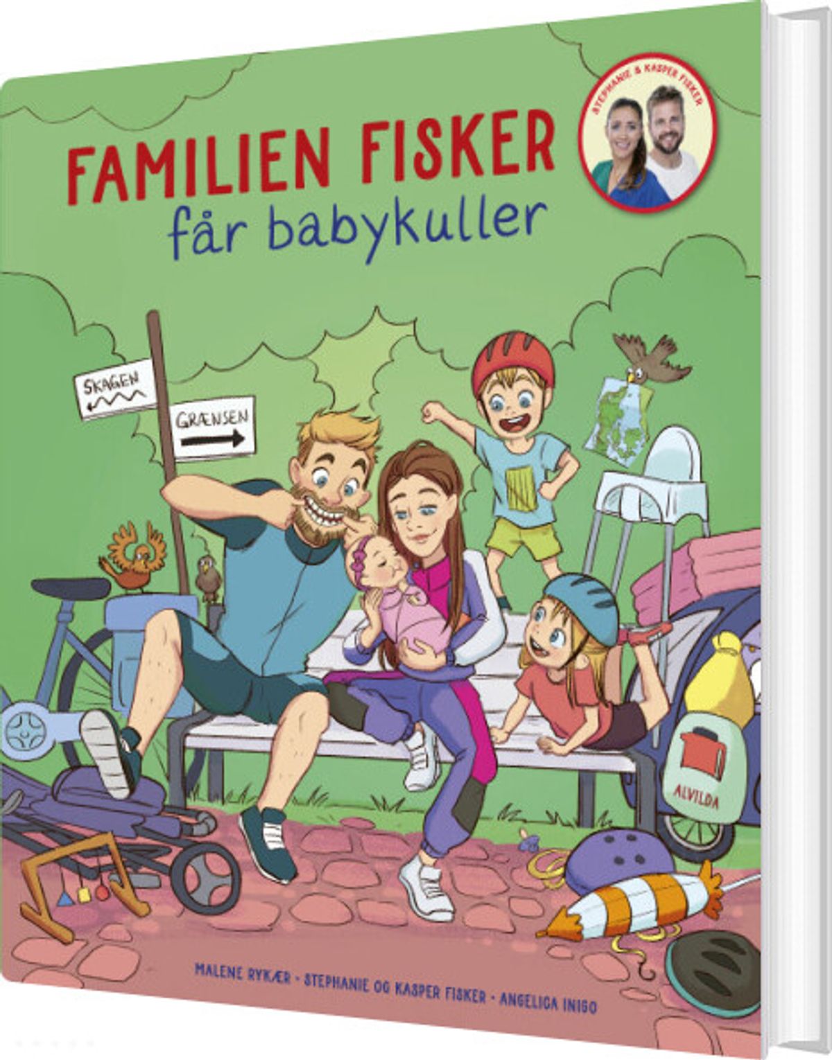 Familien Fisker Får Baby-kuller - Malene Rykær - Bog