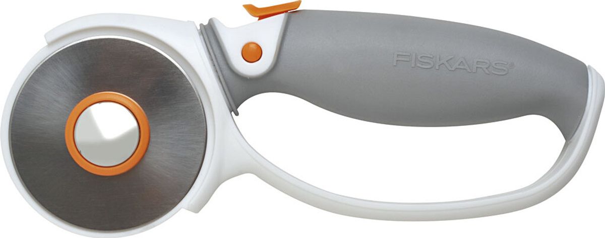 Fiskars - Rullekniv Til Stof Og Papir - Rotary Cutter - ø 60 Mm - 9511p