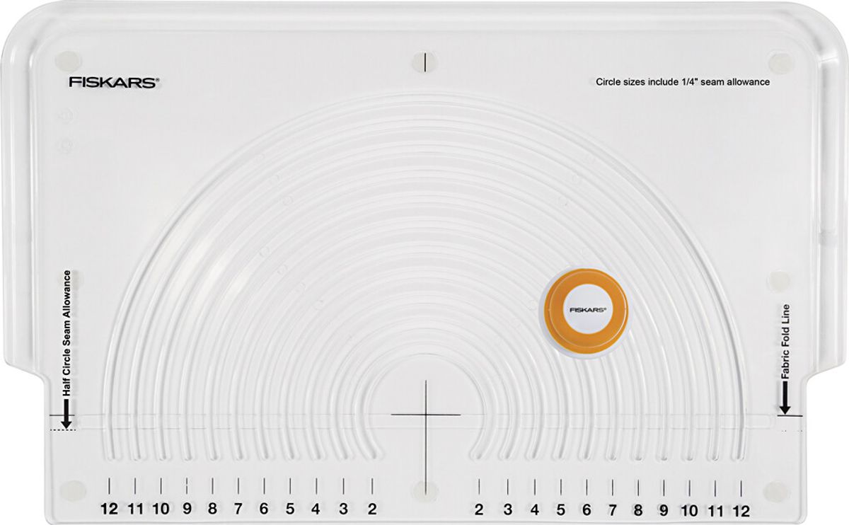 Fiskars - Skæremaskine - Fabric Circle Cutter - 41x26 Cm - 1023904