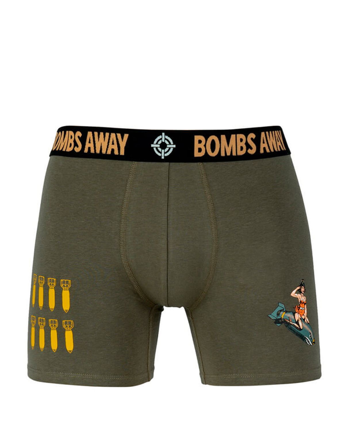 Fostex Boxershort Bombs Away Green M