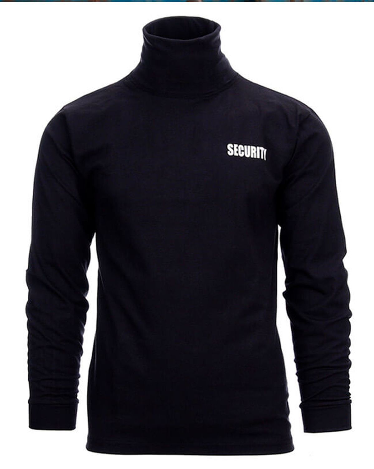 Fostex Long Sleeve Security T-shirt Black 2XL