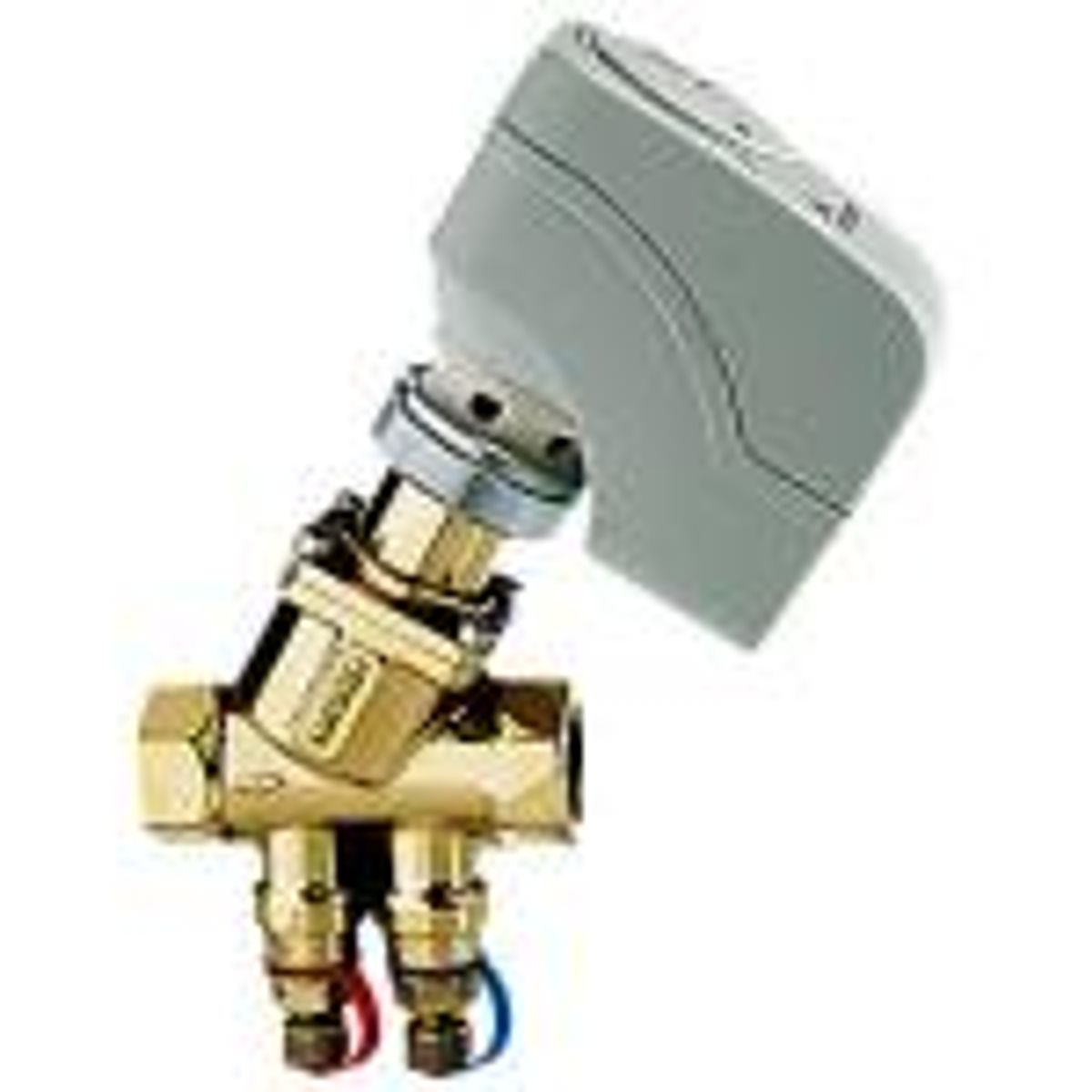 Frese Optima Compact reguleringsventil DN20, high. M/M. 220-1330 L/h, Slaglængde 5,0 mm, med 2 trykudtag, eksl. motor