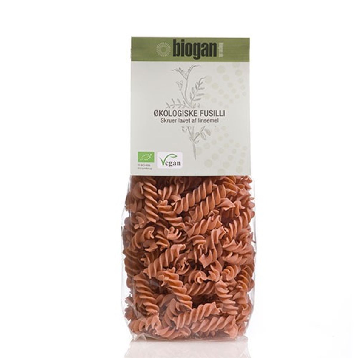 Fusilli skruer med linser Økologisk - 250 gram - Biogan