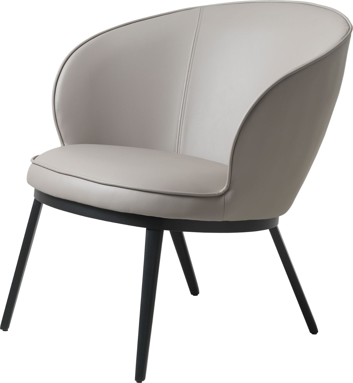 Gain, Loungestol, taupe, H79x73x76,5 cm, kunstlæder