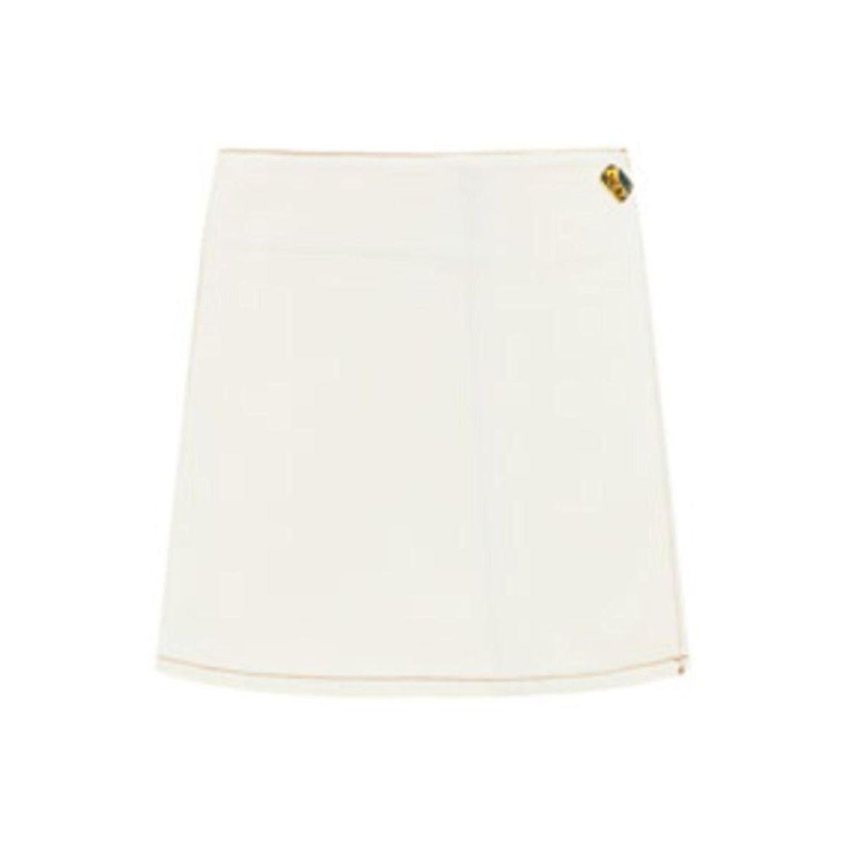 Ganni White Skirt