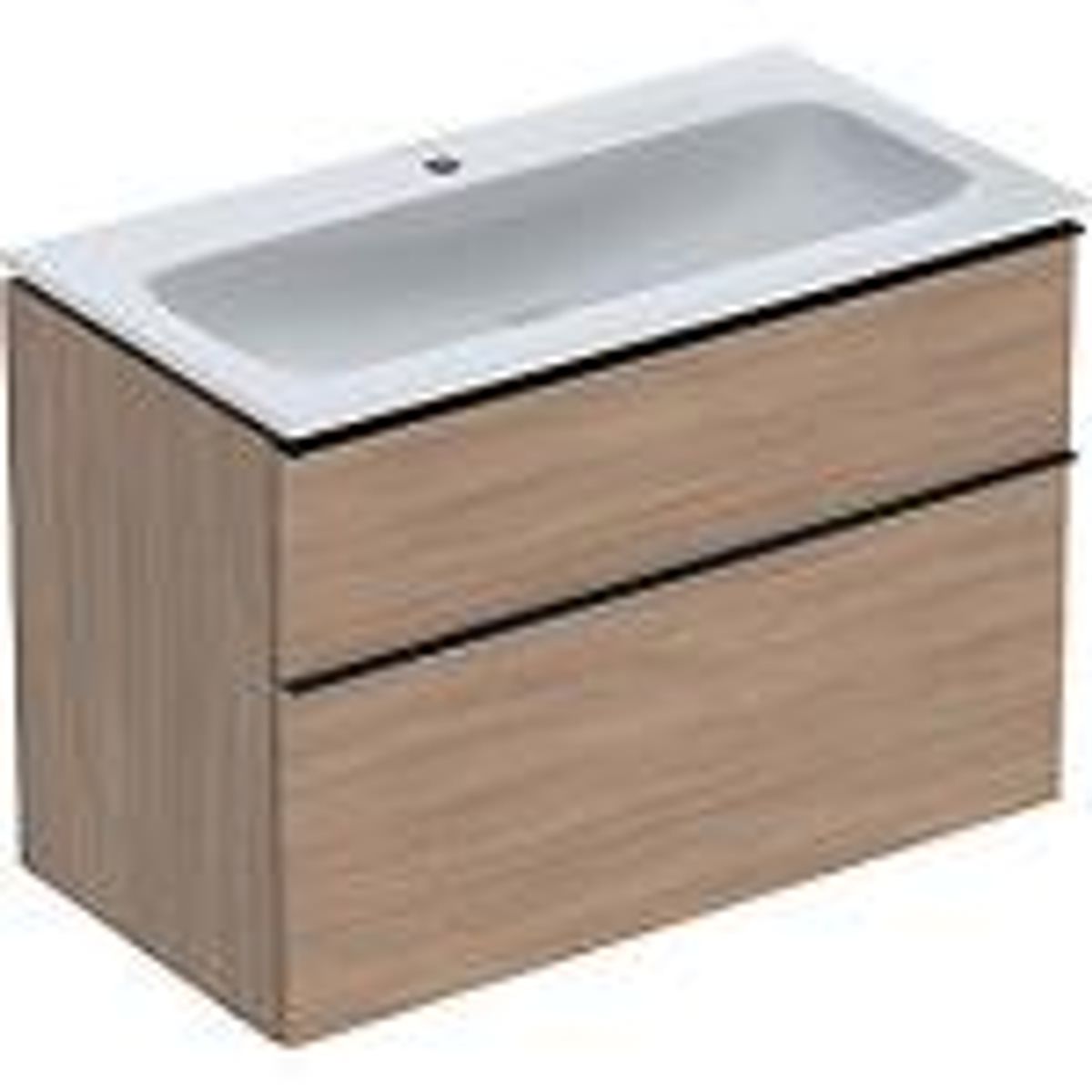 Geberit Icon møbelpakke 900x480x630mm 2skuffer eg natur