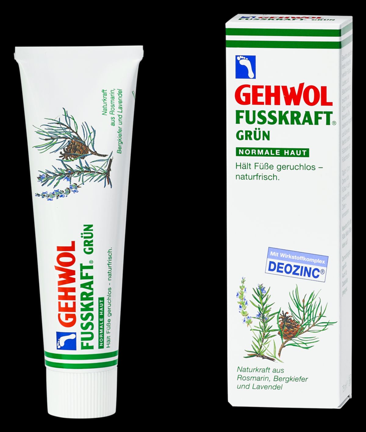 Gehwol Fusskraft pleje creme, 125 ml (Fusskraft grøn)