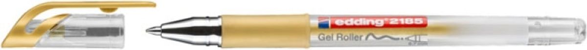 Gelrullepen e-2185 EDDING, 0,7mm, guld, 10 stk.