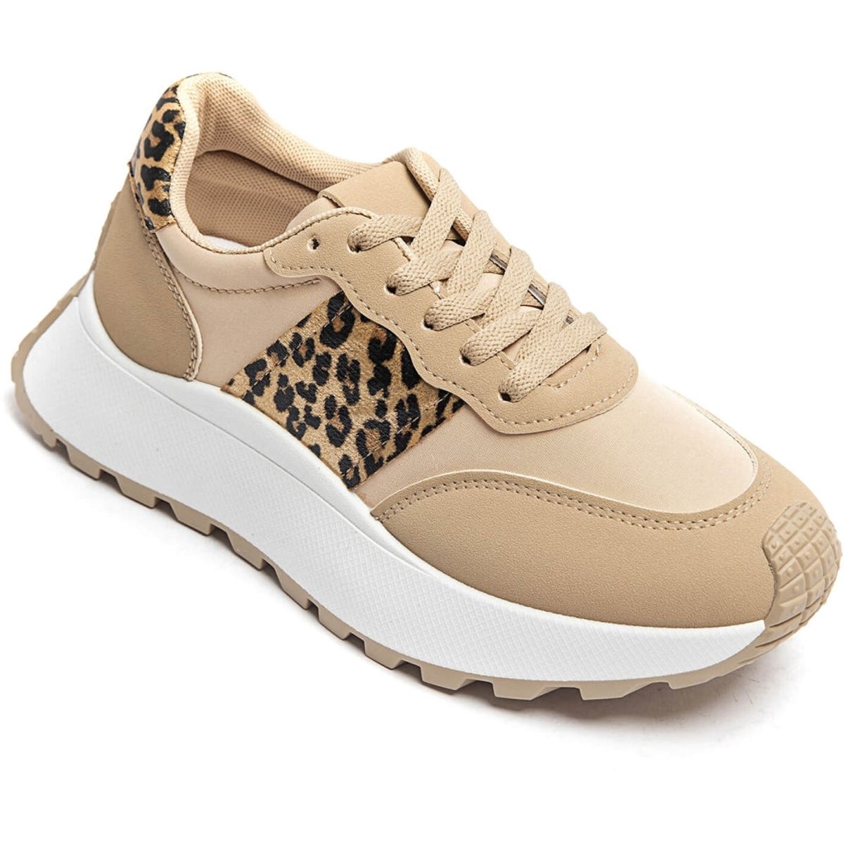 Genevieve dame sneakers 9133 - Leopard