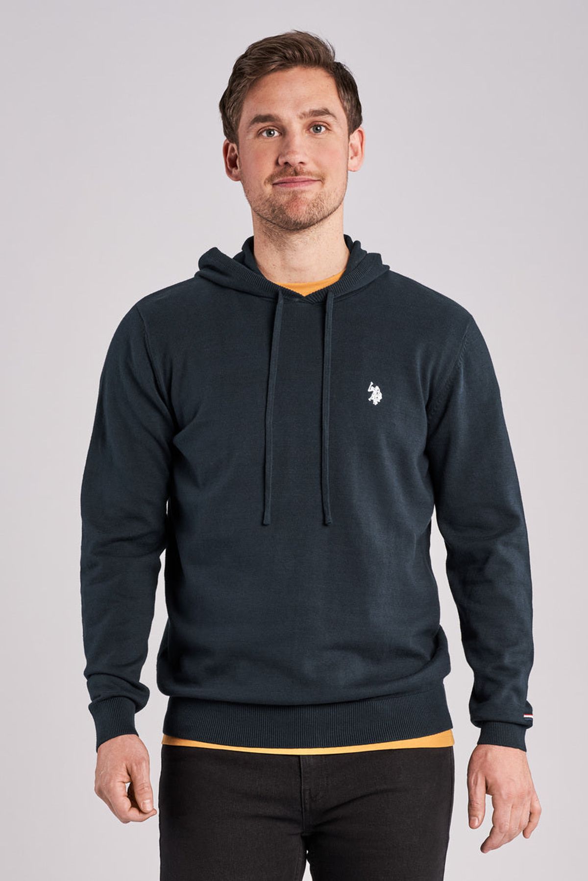 Geran Striktrøje Hoodie - U.S. Polo Assn - Herre - L