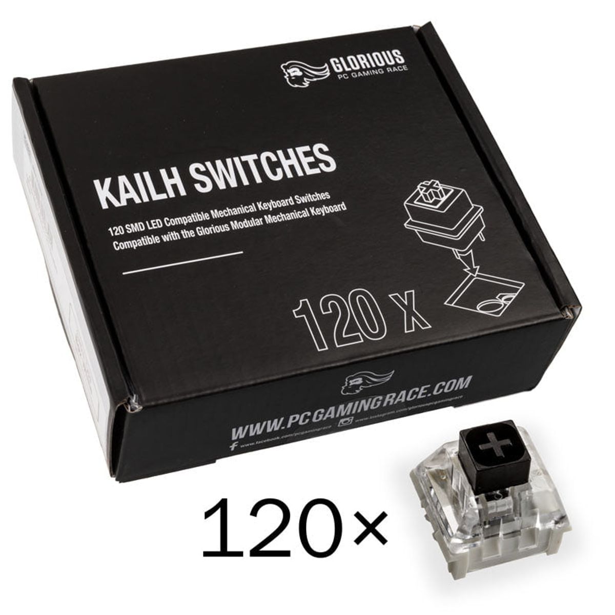 Glorious Kailh Box Sort Switches (120 Stk)