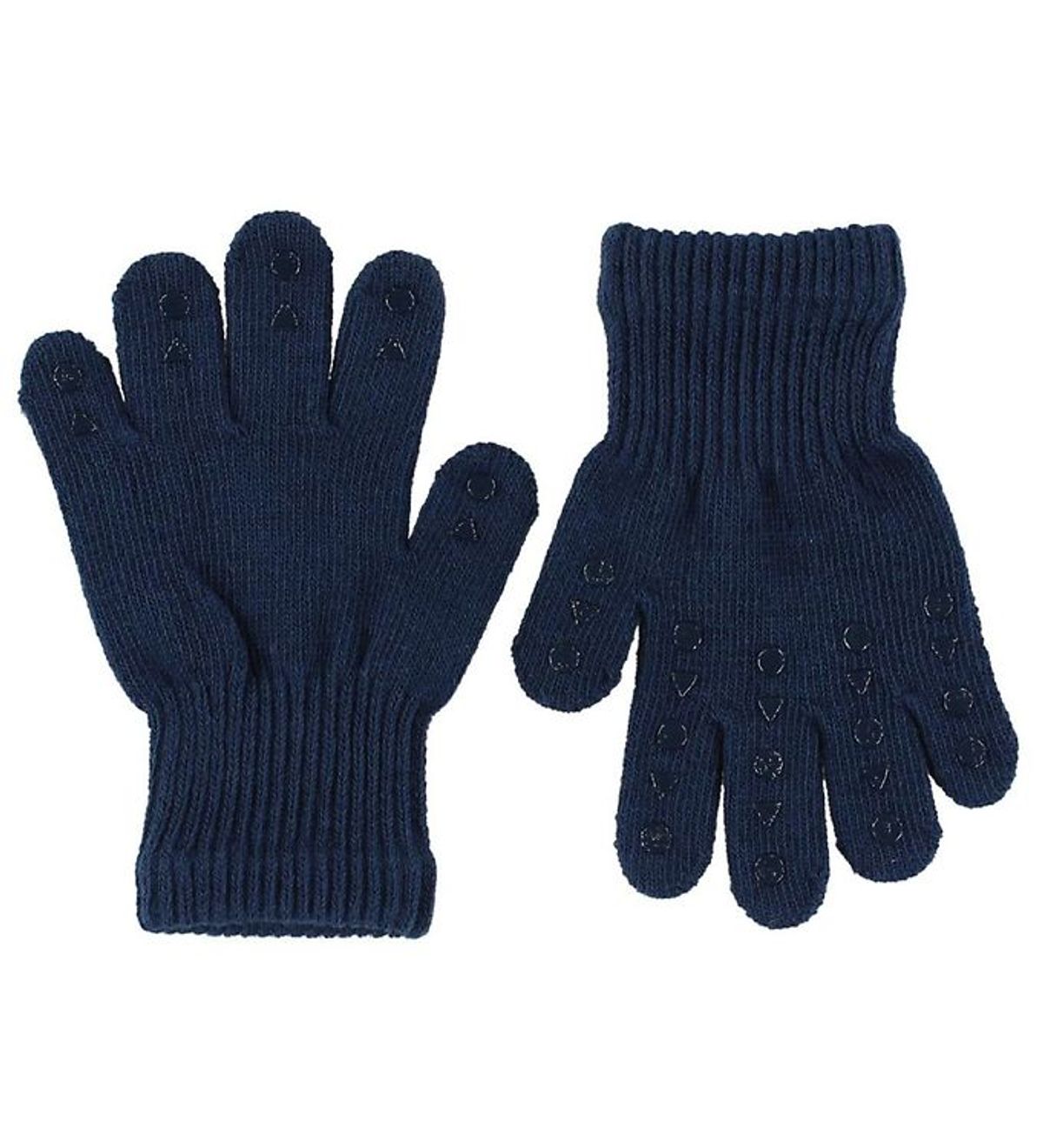 GoBabyGo Handsker - Navy m. Dupper