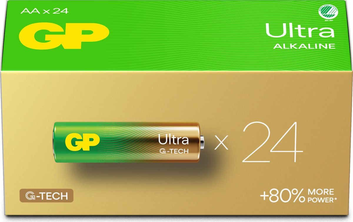 Gp - 15a Lr06 Aa Alkaline Batterier - 24 Stk