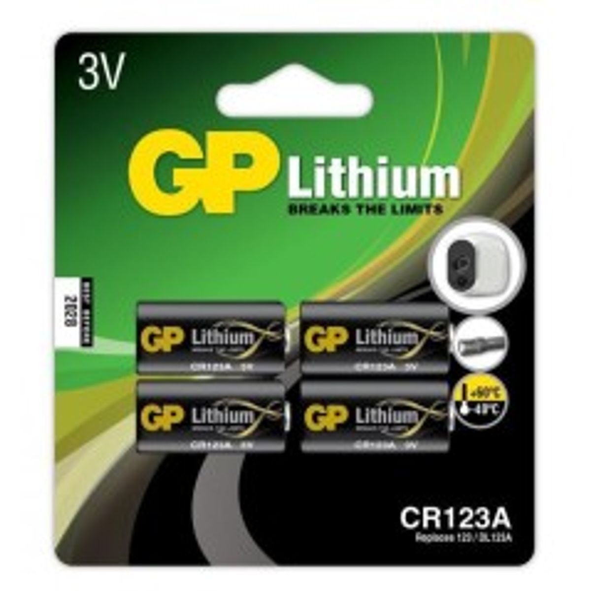 GP LITHIUM BATTERY CR123A