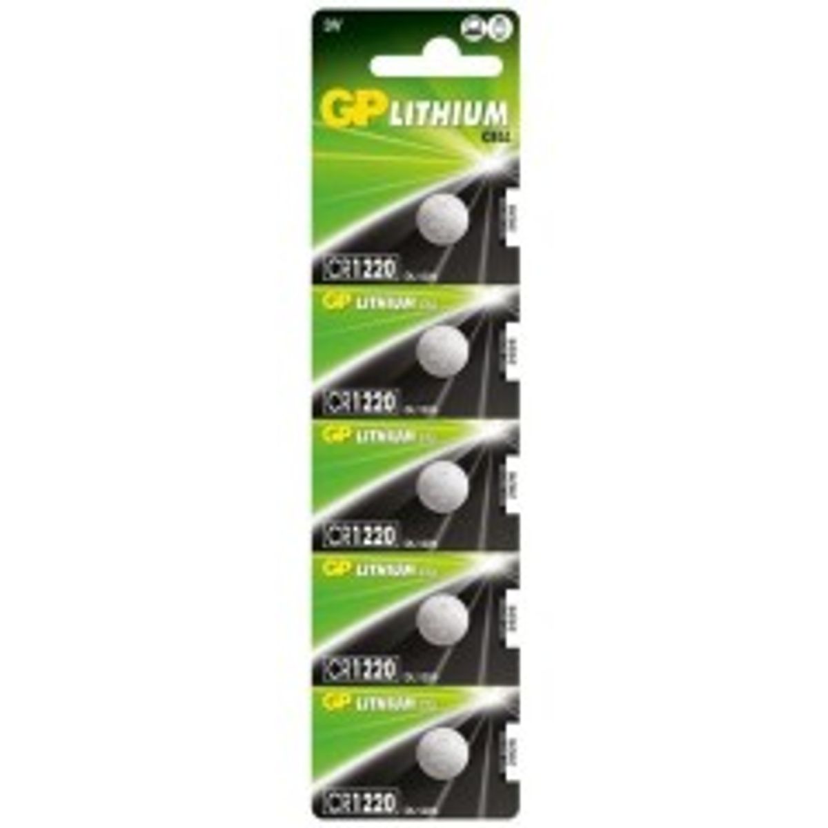 GP LITHIUM BUTTON CELL CR1220