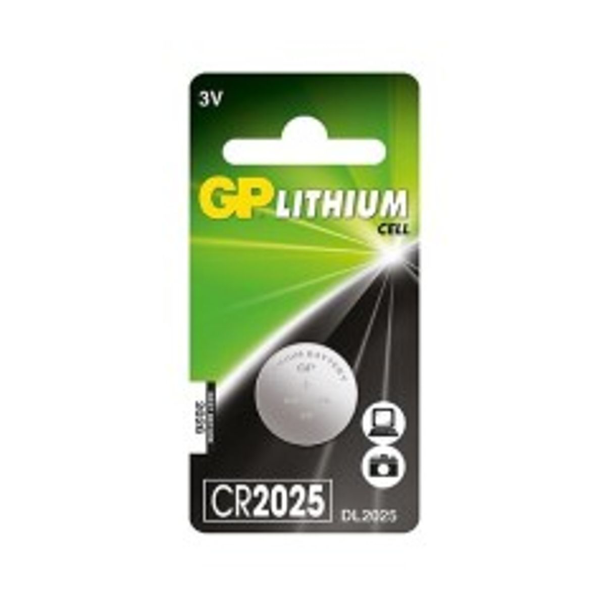 GP LITHIUM BUTTON CELL CR2025