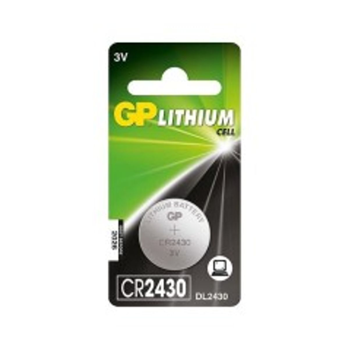 GP LITHIUM BUTTON CELL CR2430