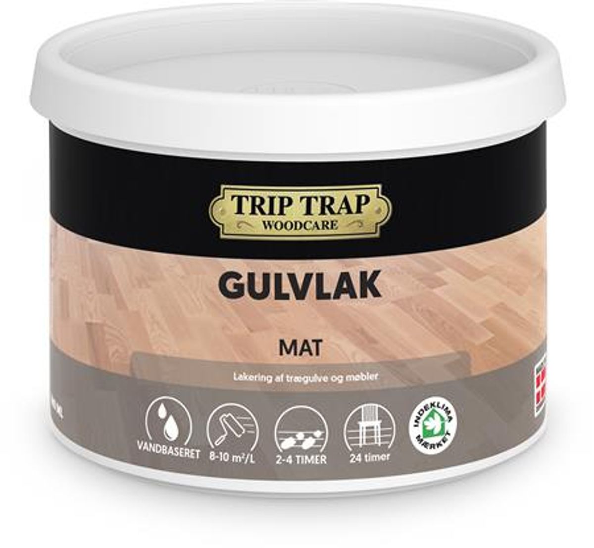 Gulvlak Mat 0,38L Farveløs