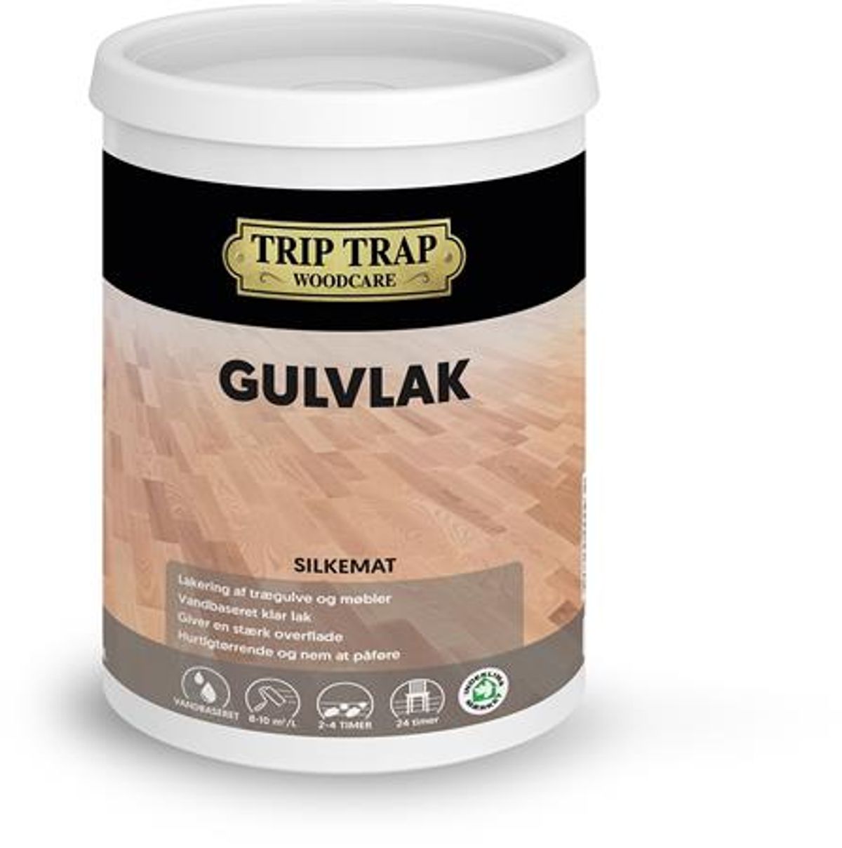 Gulvlak Silkemat 0,75L Farveløs