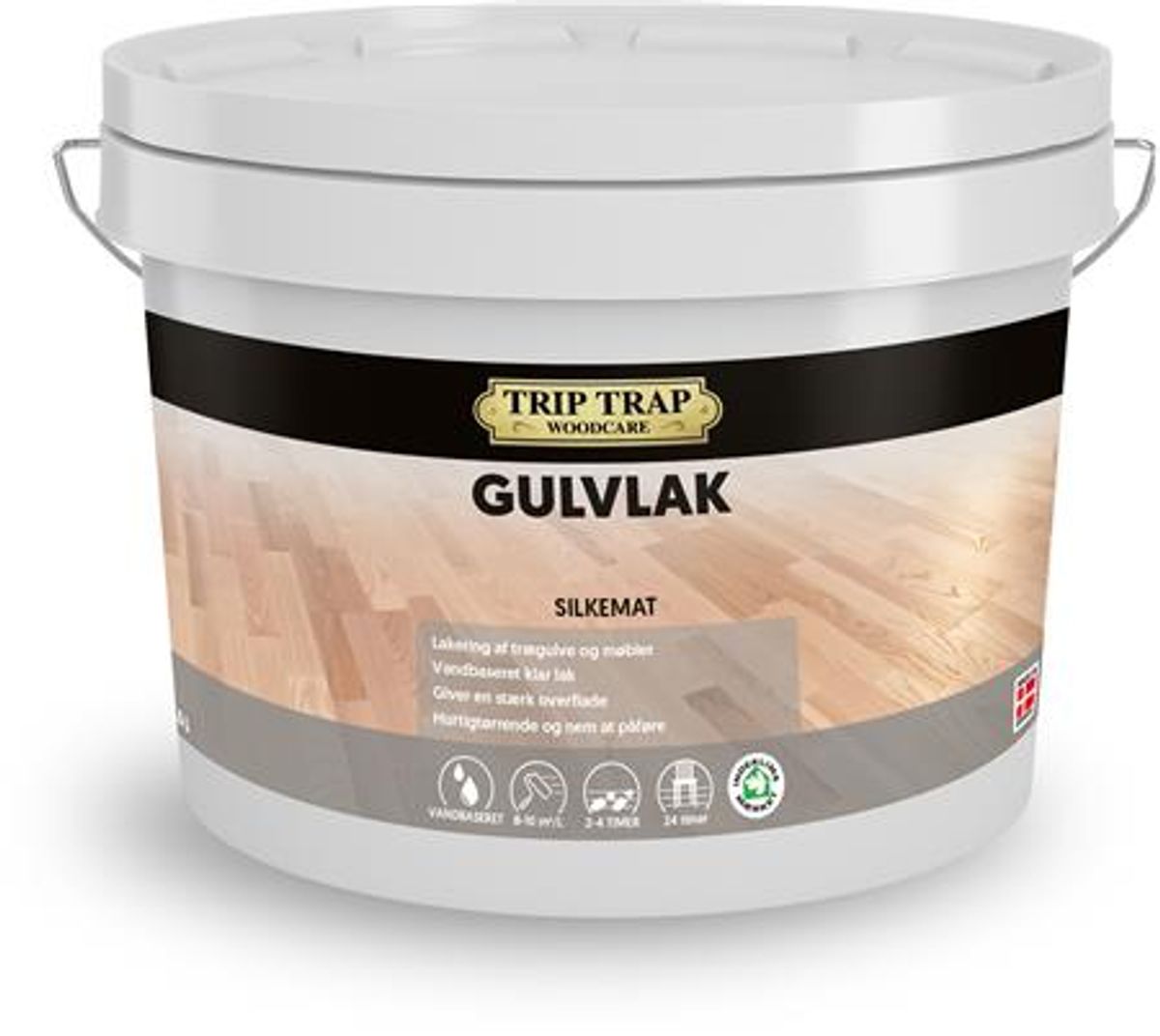 Gulvlak Silkemat 2,5L Farveløs